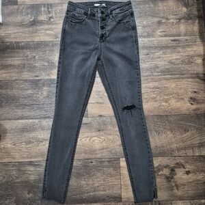 Old Navy Women's Dark Gray Skinny Jeans